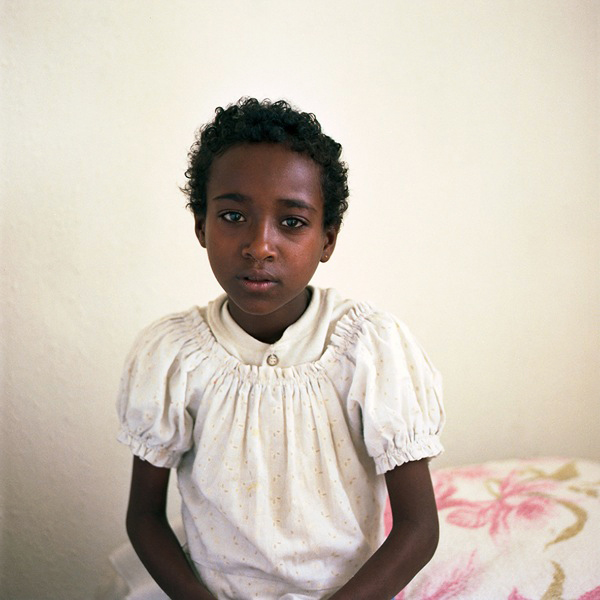 Young Ethiopian Girl facing camera