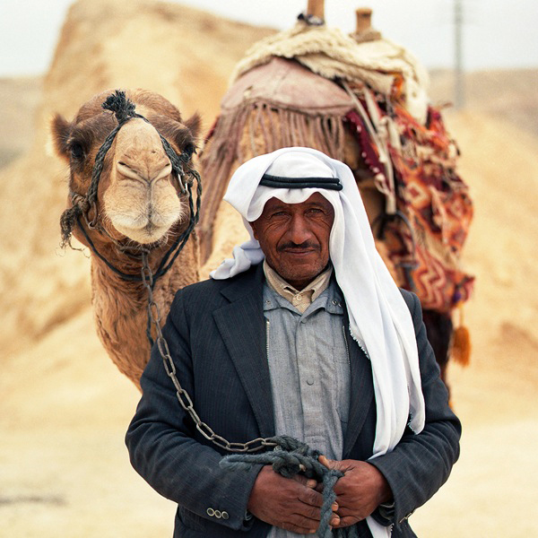 Man with Smiling Camel